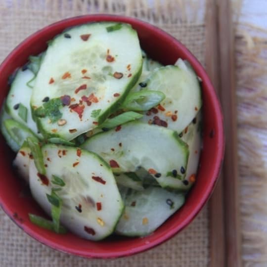 Asian Cucumber Salad with Shisho