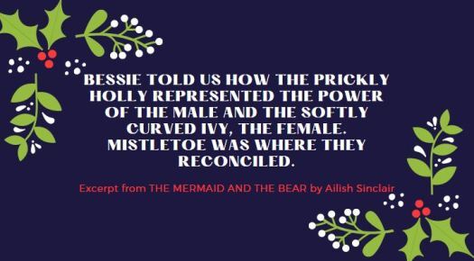 Festive quote from THE MERMAID AND THE BEAR by Ailish Sinclair