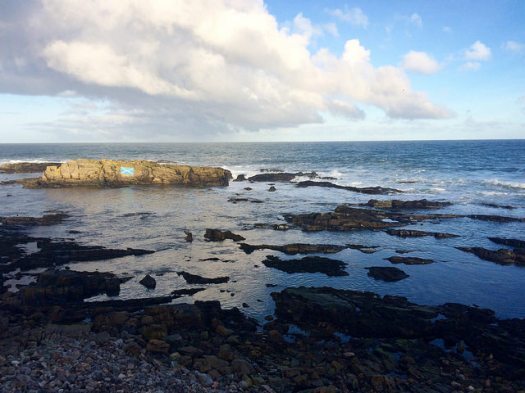 sea at Broadsea in Aberdeenshire