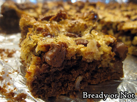 Bready or Not Original: Quick German Chocolate Cake Bars