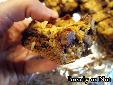 Bready or Not Original: Quick German Chocolate Cake Bars