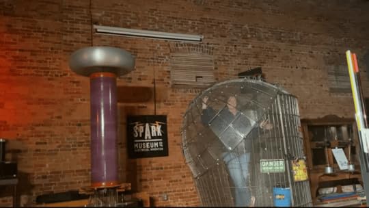 Kathy Joseph Inside a Faraday Cage