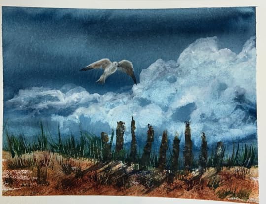 formula, rules, art, watercolor, seashore, Kristen Lamb
