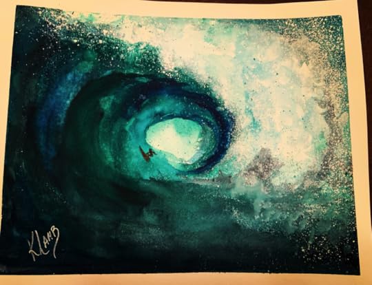 formula, rules, art, watercolor, wave, surfer, Kristen Lamb