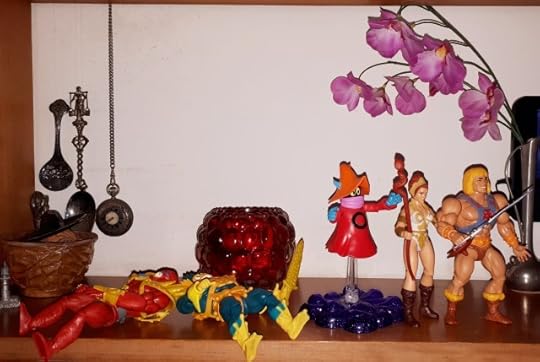 He-Mann, Teela and Orko escape the dungeon.