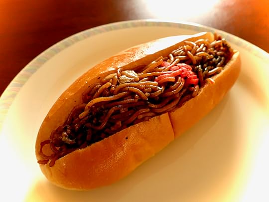 Yakisoba sandwich