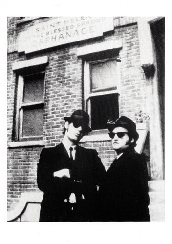 Dan Aykroyd and John Belushi in The Blues Brothers (1980)