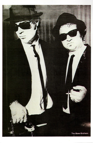Dan Aykroyd and John Belushi in The Blues Brothers (1980)