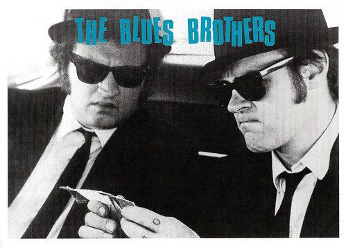 Dan Aykroyd and John Belushi in The Blues Brothers (1980)