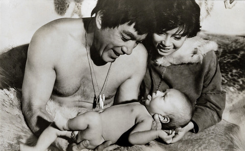 Anthony Quinn and Yoko Tani in The Savage Innocents (1960)