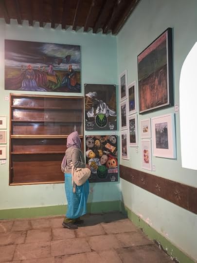 The art gallery on Hormuz, Iran
