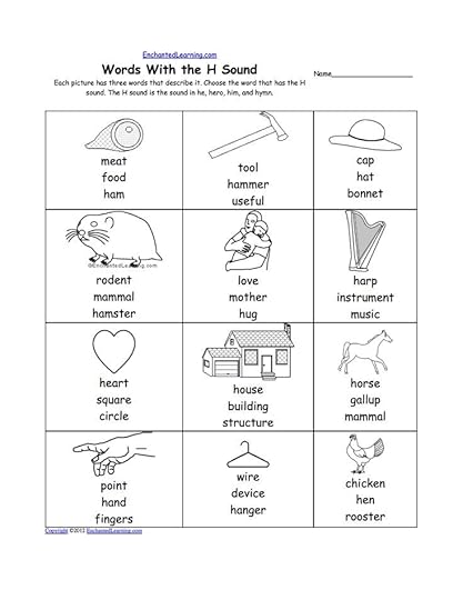 letter h alphabet activities at enchantedlearningcom kindergarten