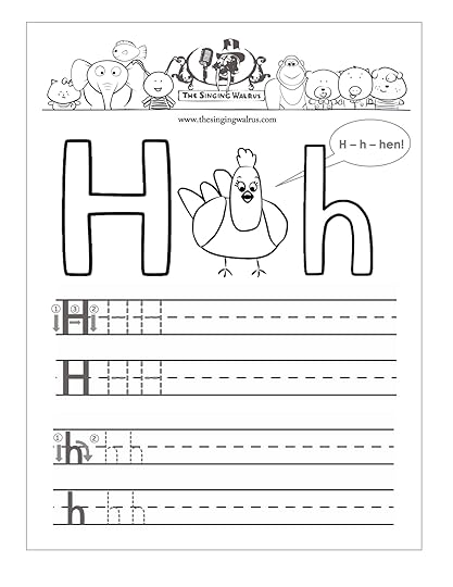 14 enjoyable letter h worksheets for kids kitty baby love