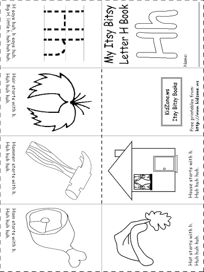 making it count at home homeschool letter h week 11