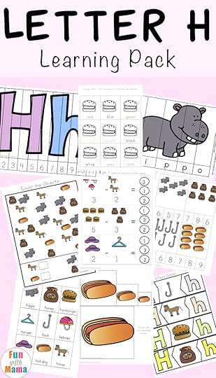 letter h worksheets activities fun with mama