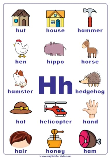 english alphabet for kids letter h words alphabet for kids