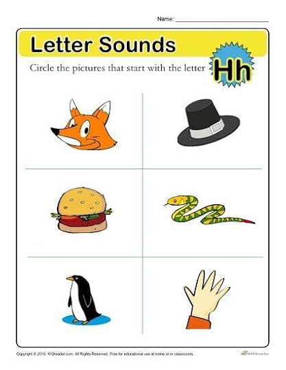 letter sounds h preschool letter worksheet letter worksheets for