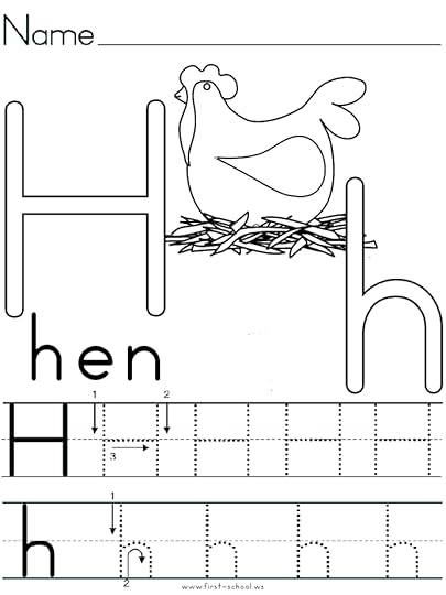 pin by laura horm on prek letter h worksheets lettering h free