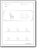 letter h worksheets alphabet h sound handwriting worksheets for