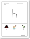 letter h worksheets alphabet h sound handwriting worksheets for