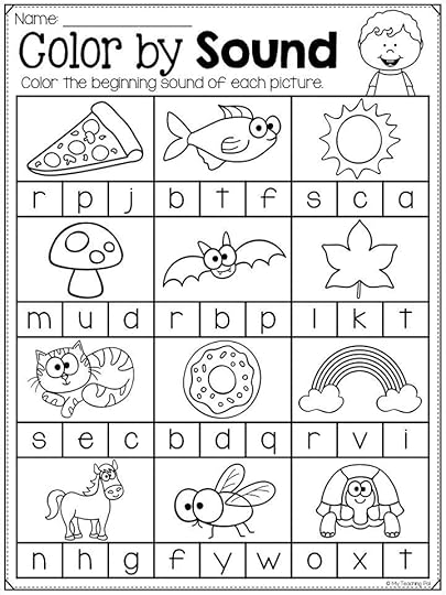 beginning sound worksheet this beginning sounds pack is a great