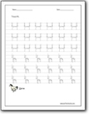 letter h worksheets alphabet h sound handwriting worksheets for