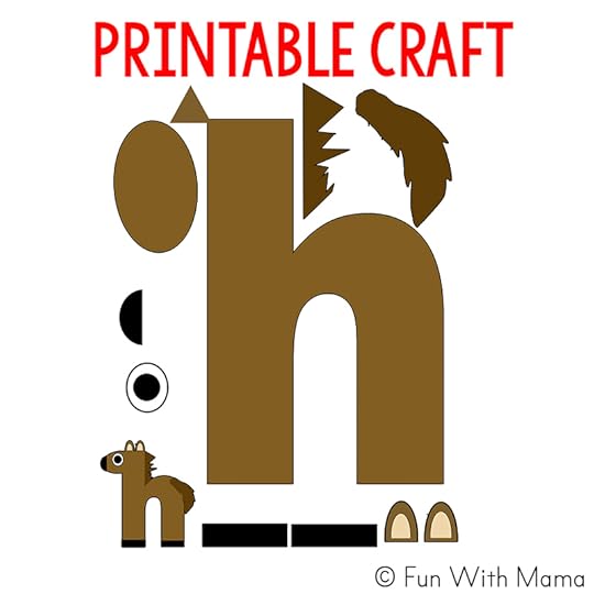 letter h activities for preschool kindergarten pack fun with mama