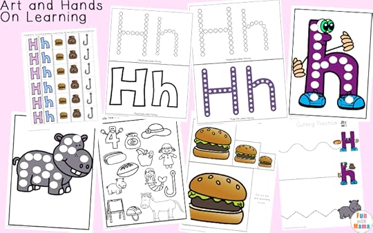 letter h activities for preschool kindergarten pack fun with mama