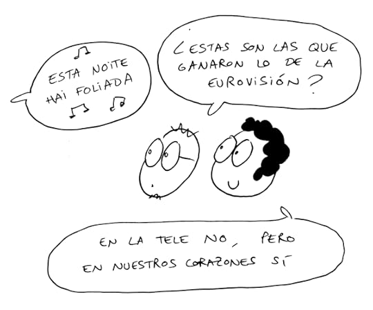 Viñeta de humor gráfico homenaje a las Tanxungueiras con motivo del festival Cruïlla.