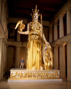 Athena Statue in the Parthenon