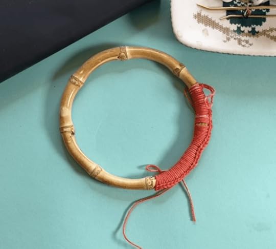 Single Crochet over bag handle