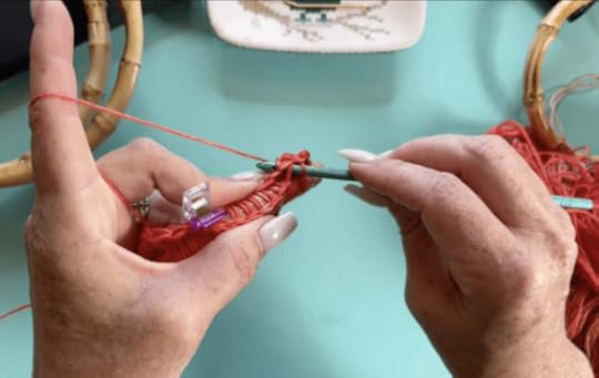 Single crochet purse handle