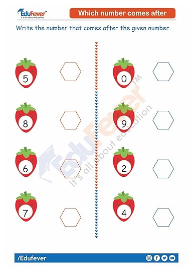 which number comes after ukg worksheet math worksheet mathematics