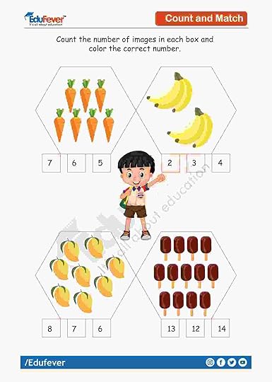 get latest count the number of images ukg maths worksheets