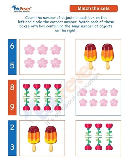 get latest class ukg match the sets maths worksheets