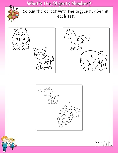 numbers ukg math worksheets
