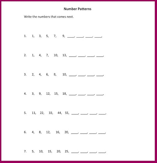 for ukg math worksheet kindergarten maths missing numbers preschool