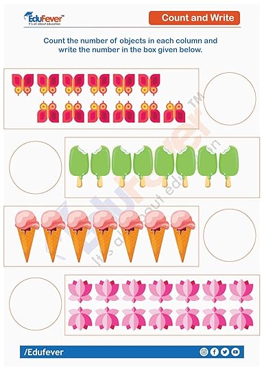 count and write number ukg maths worksheet math worksheet