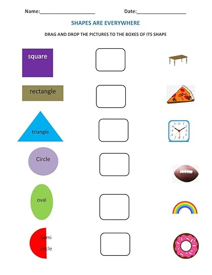 shapes online exercise for ukg