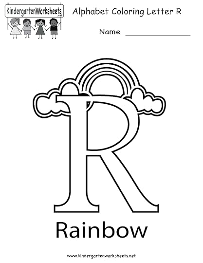 kindergarten letter r coloring worksheet printable great website