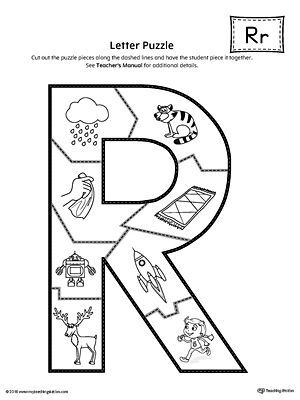 letter r puzzle printable letter r activities for kindergarten