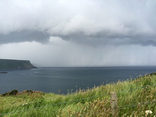 clouds gather