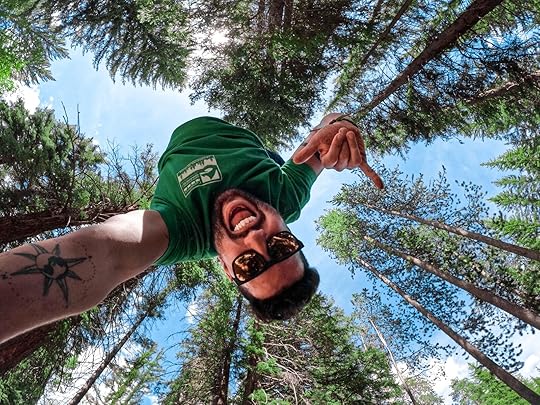 gopro mountain games - hanging from trees