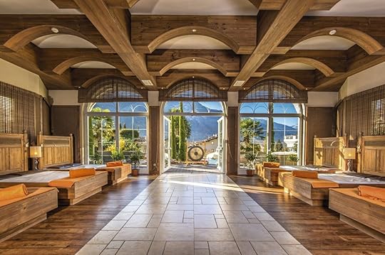 Spa relaxation room at Preidlhof resort