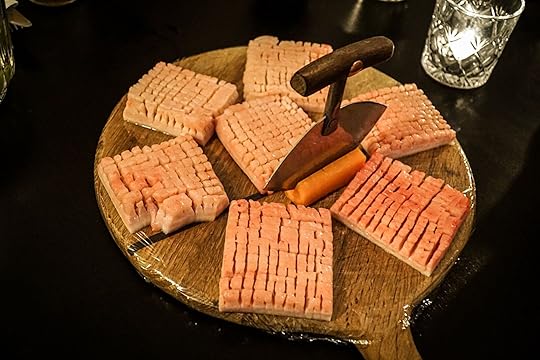 indigenous hunting and fishing experiences-Narwhal blubber or Mattak at Cafe Inuk