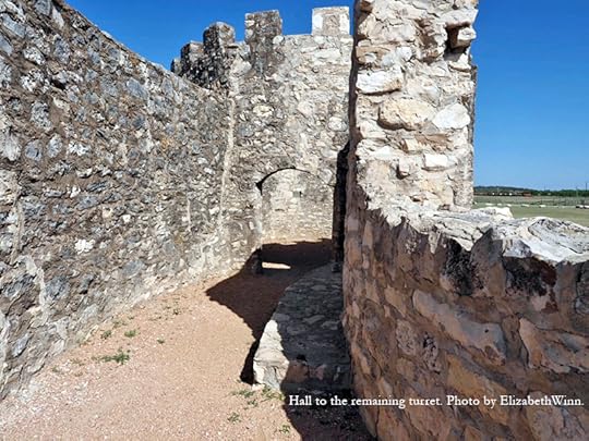 hall to the remaining turret