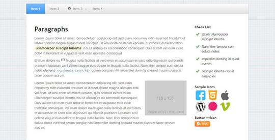HTML framework example