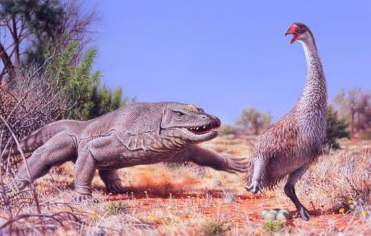 australian megafauna lizards megalania