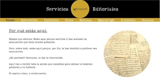 Egocorrigo página de inicio