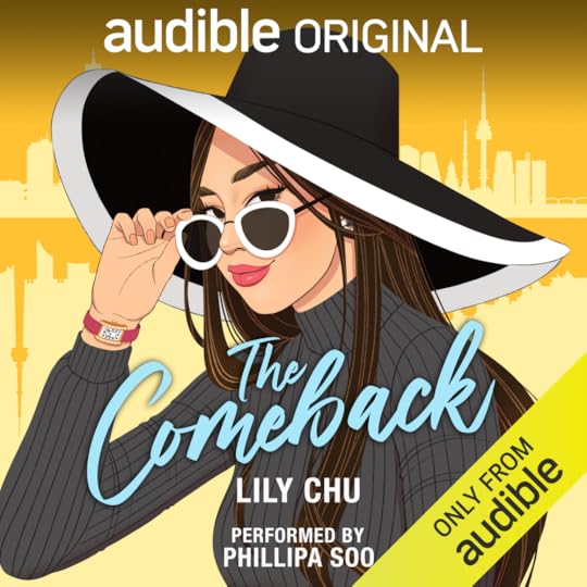 Audio cover for The Comeback by Lily Chu, a rom-com audiobook by Audible.